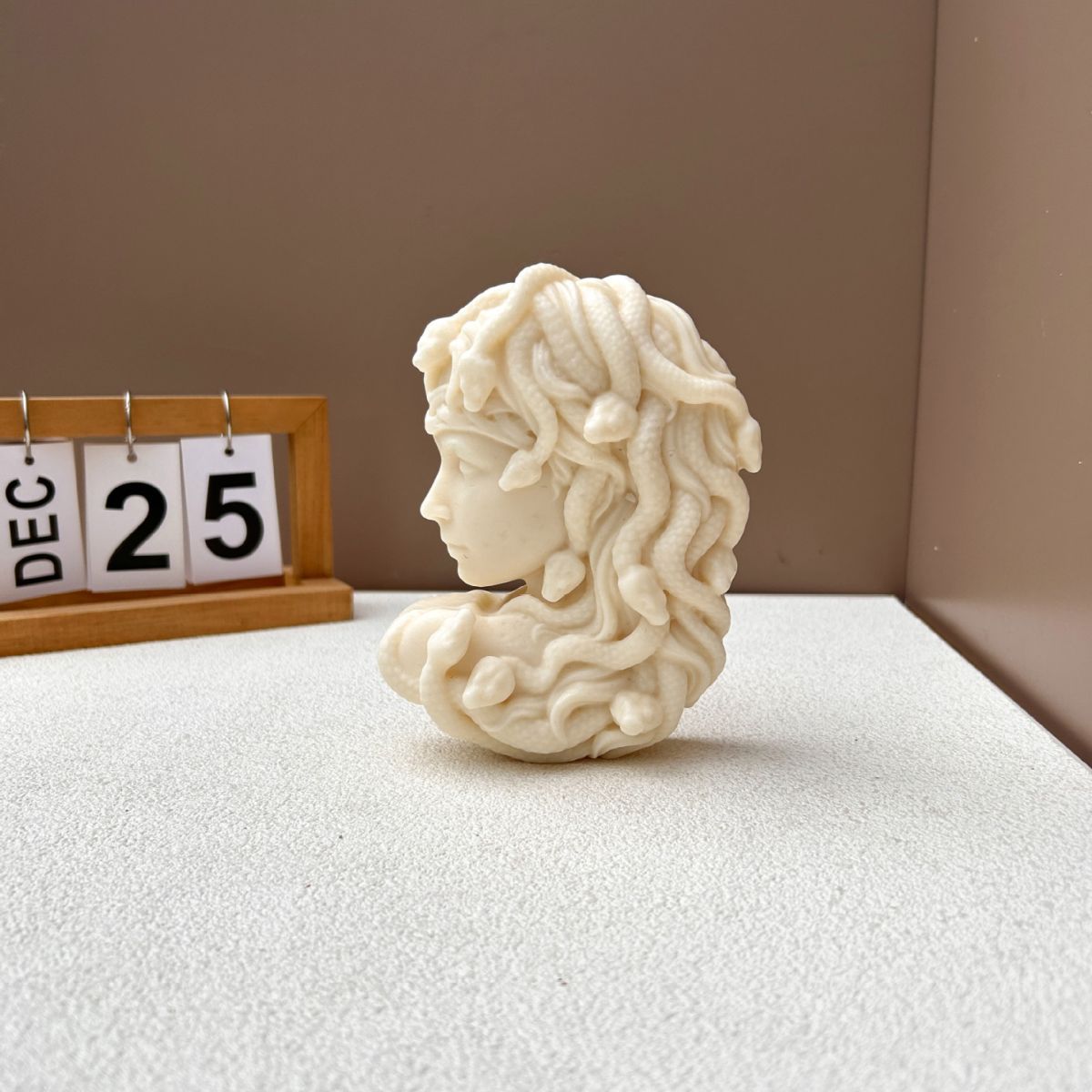 Half Face Medusa Silicone Candle Mould