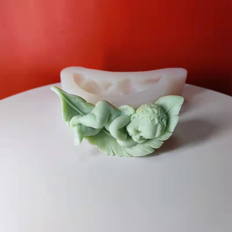 Sleeping Angel Baby Silicone Candle Mould