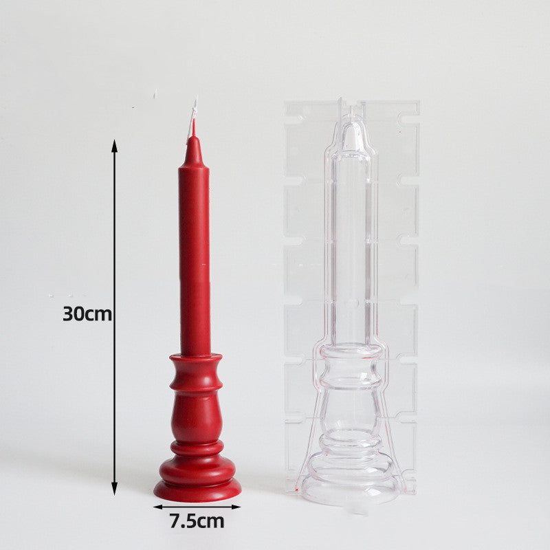 Acrylic Retro Candle Holder Shape Unique Candle Mould