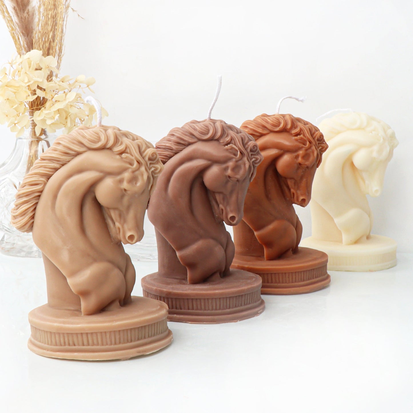 Horse Head Statue Silicone Candle Mould