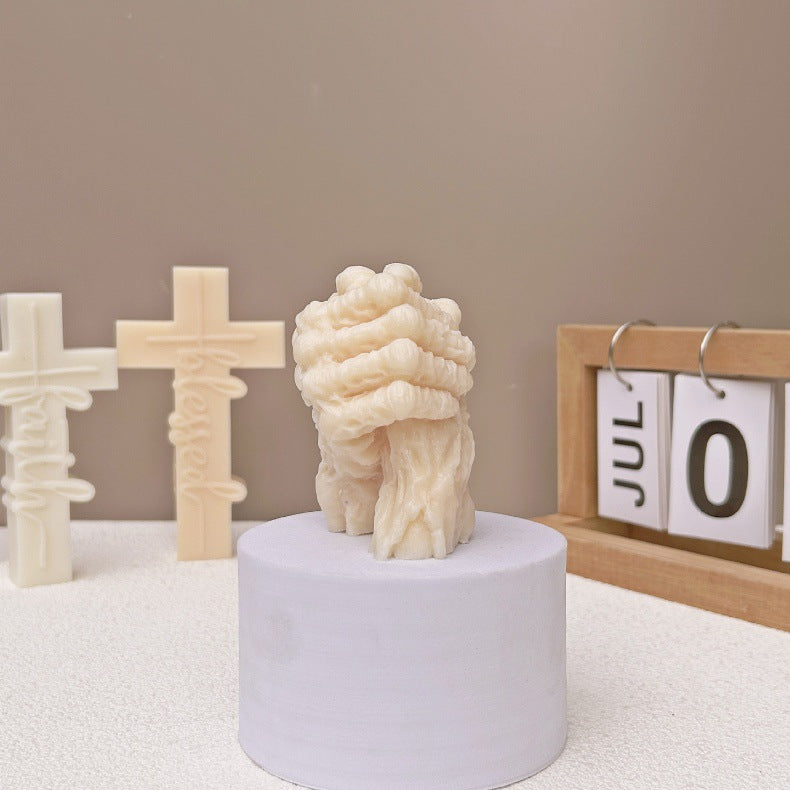 Cross Faith Religoius Candle Mould