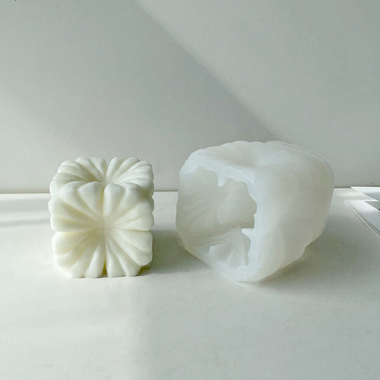 Cube Flower Candle Mould