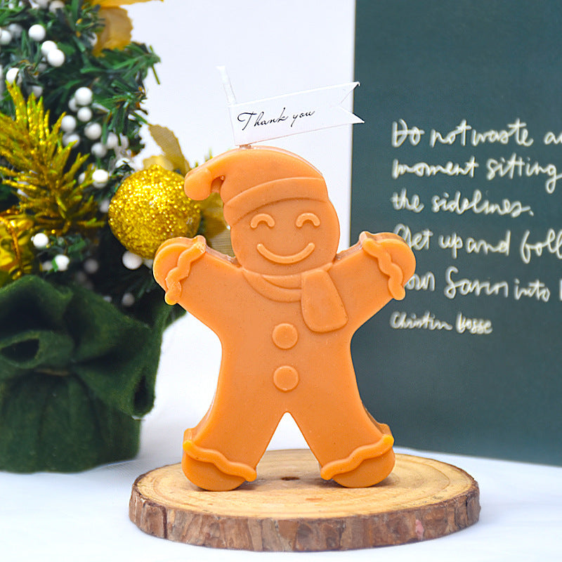 Christmas Gingerbread Man Candle Mould