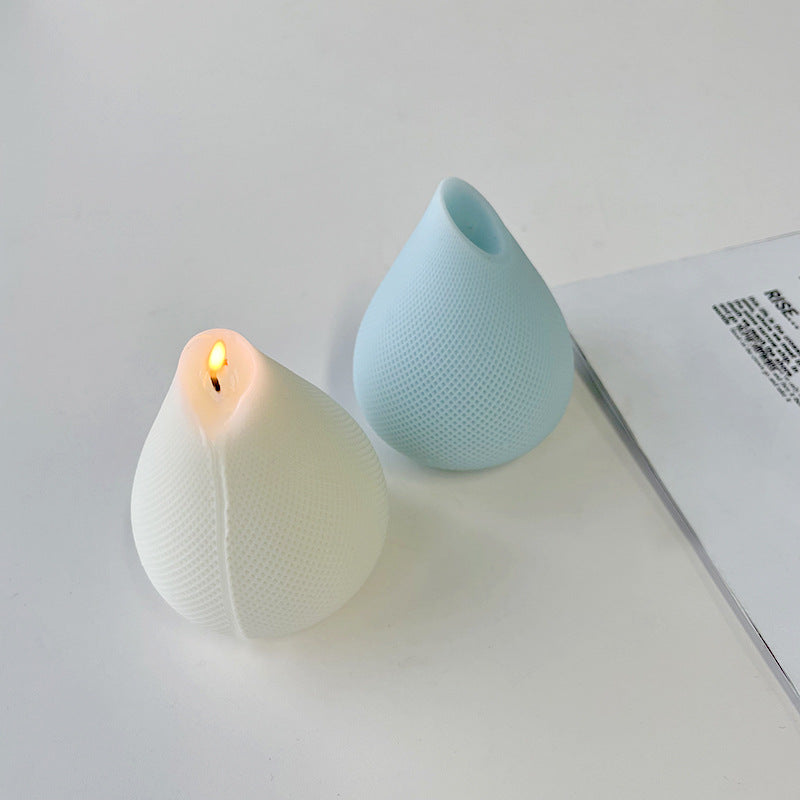 Geometric Water Drop Candle Mould