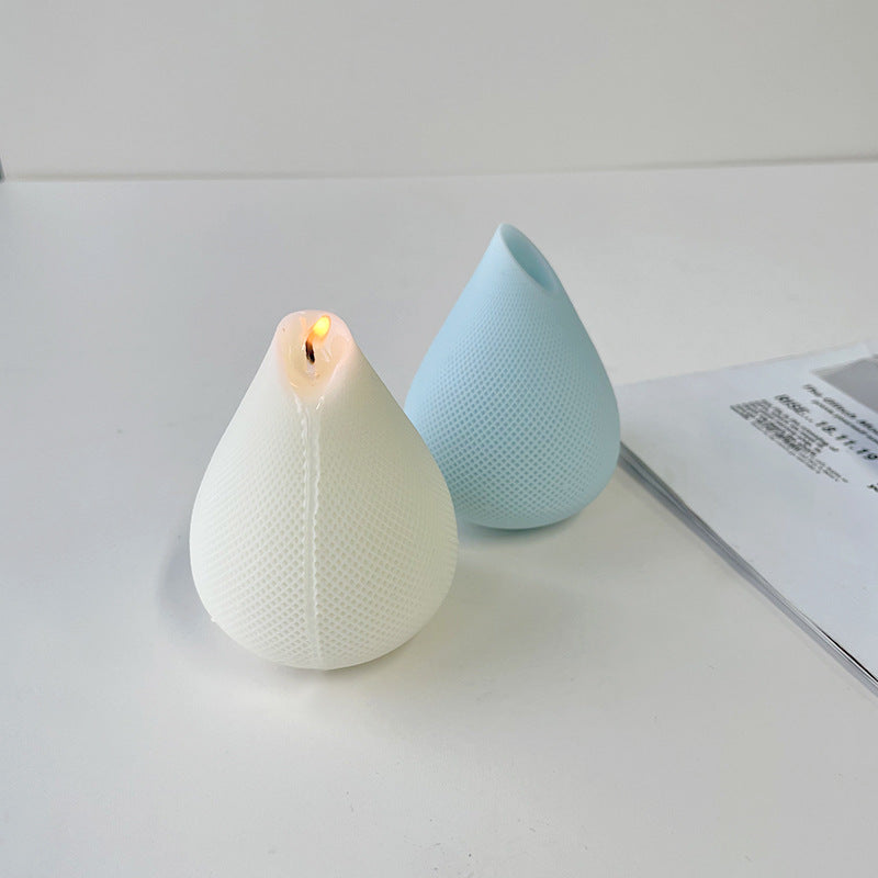 Geometric Water Drop Candle Mould