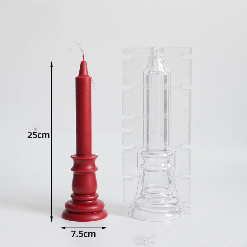 Acrylic Retro Candle Holder Shape Unique Candle Mould
