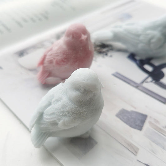 Birds of Paradise Candles Mould - 3D Sparrow Bird
