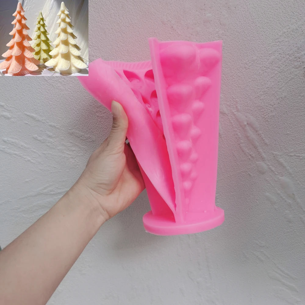 Christmas Tree Candle Silicone Mould