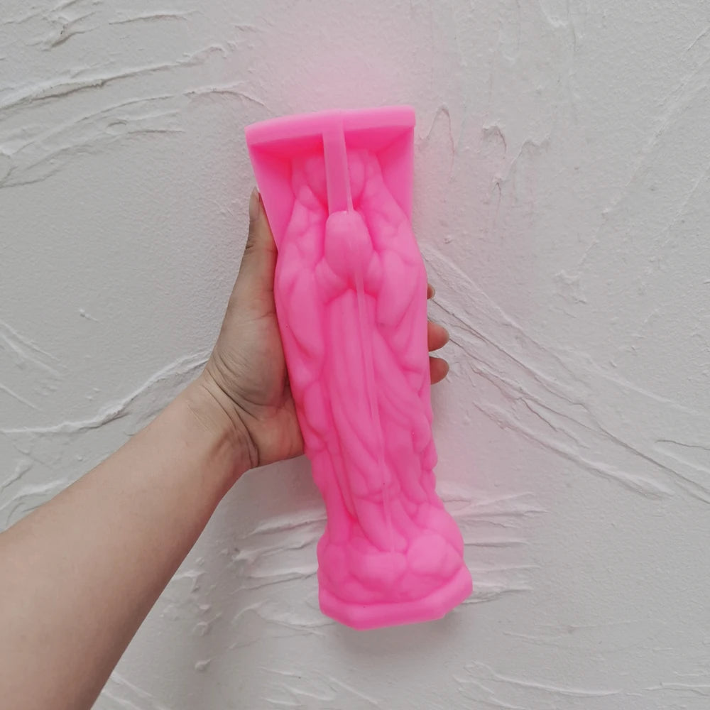 Virgin Mary Candle Silicone Mould
