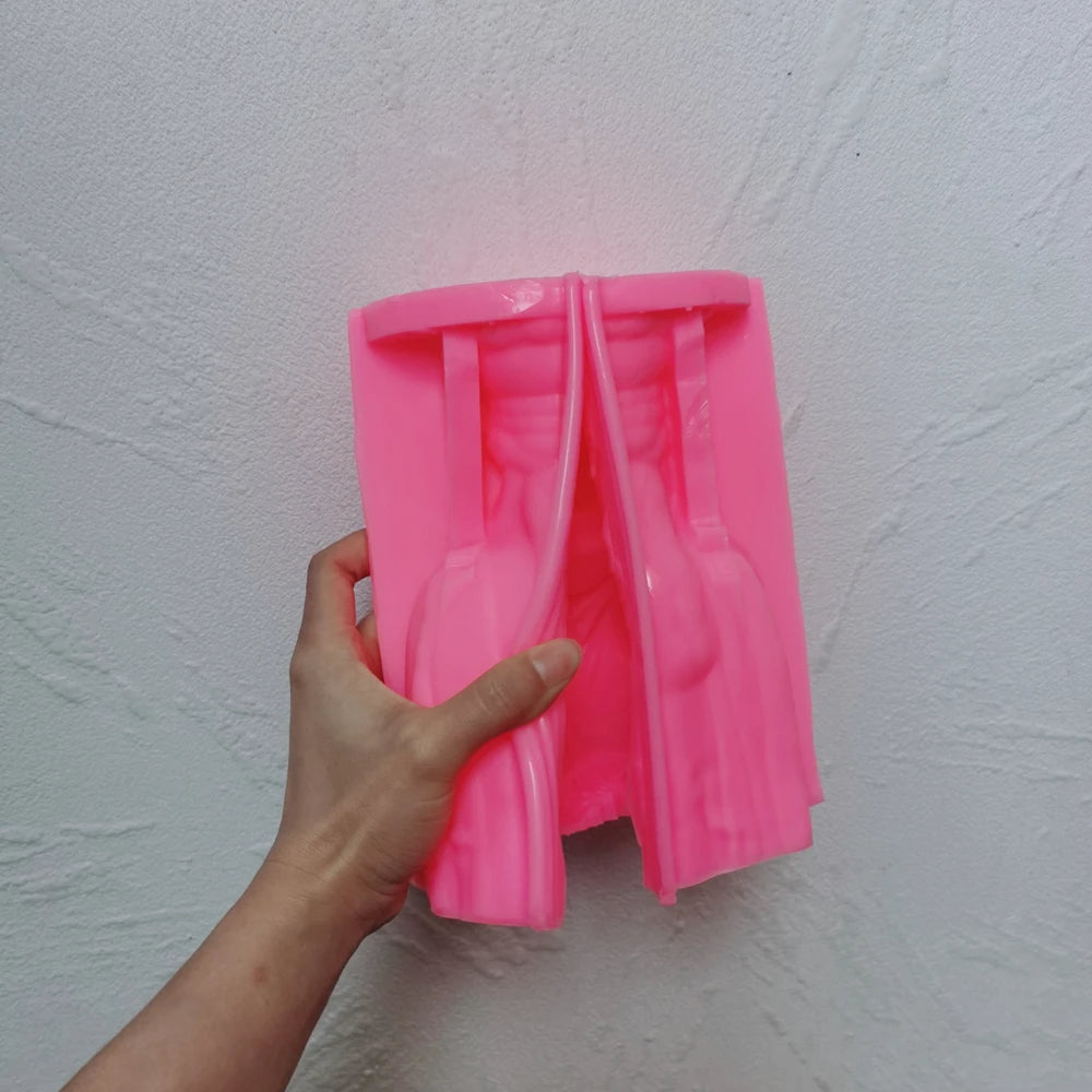 Caryatid Statue Candle Mould