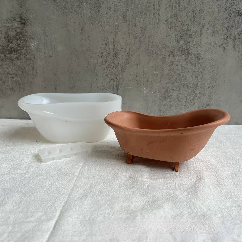 Bathtub Candle Vessel Silicone Mould