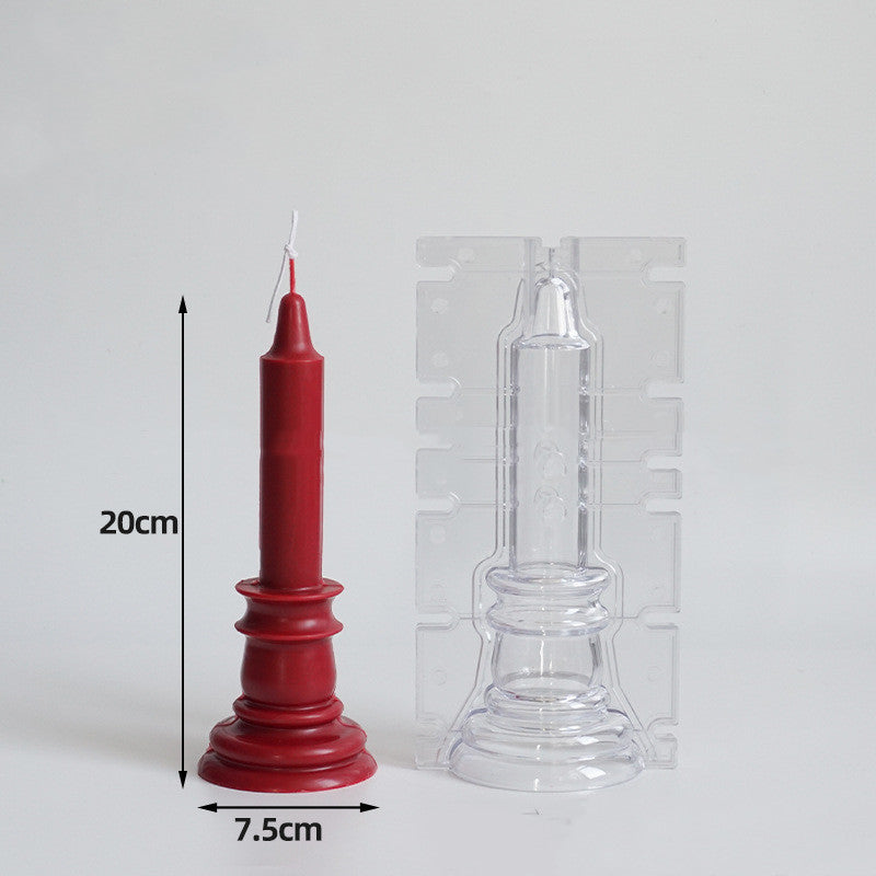 Acrylic Retro Candle Holder Shape Unique Candle Mould