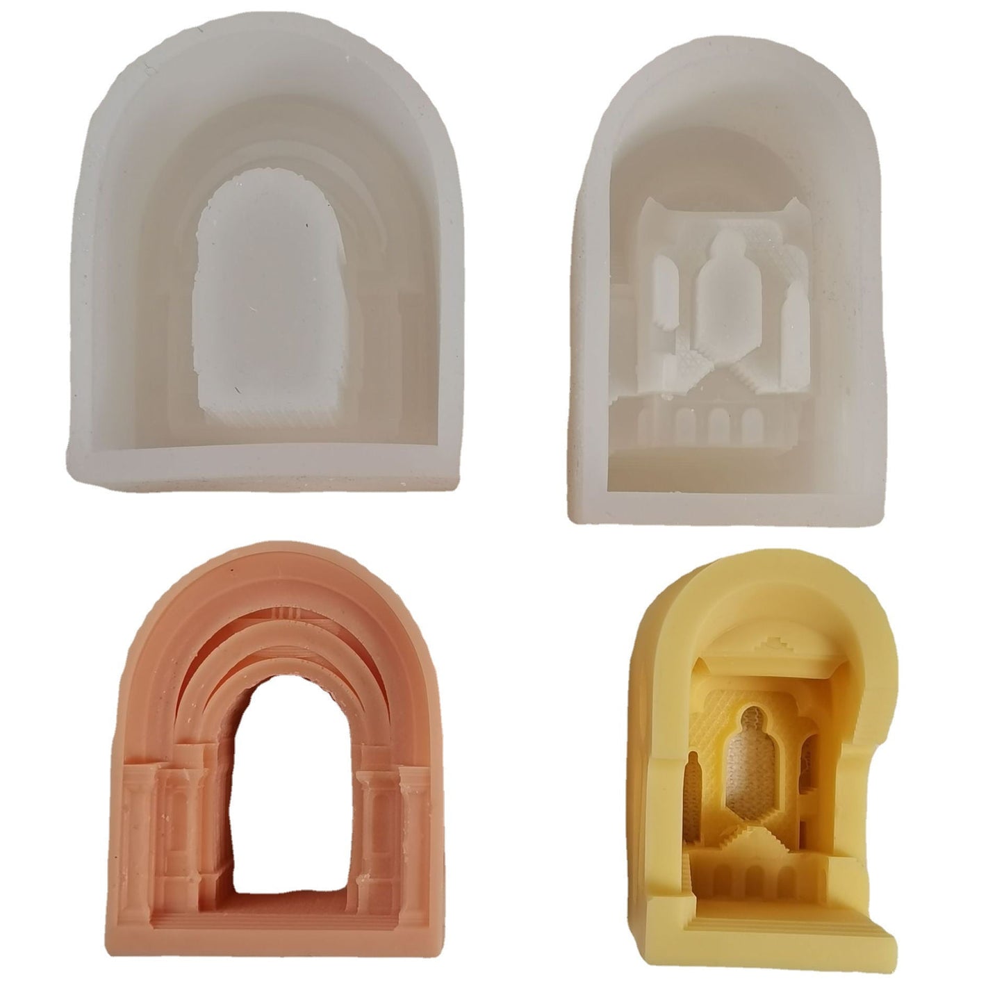 Ancient Castle Geometry-Arch Silicone Candle Mould