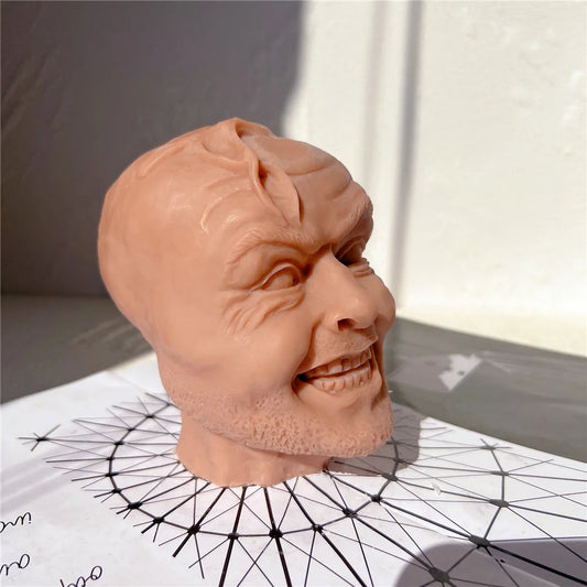 Johnny Funny Face Bust Candle Mould