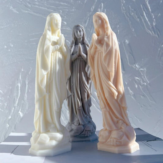 Virgin Mary Candle Silicone Mould