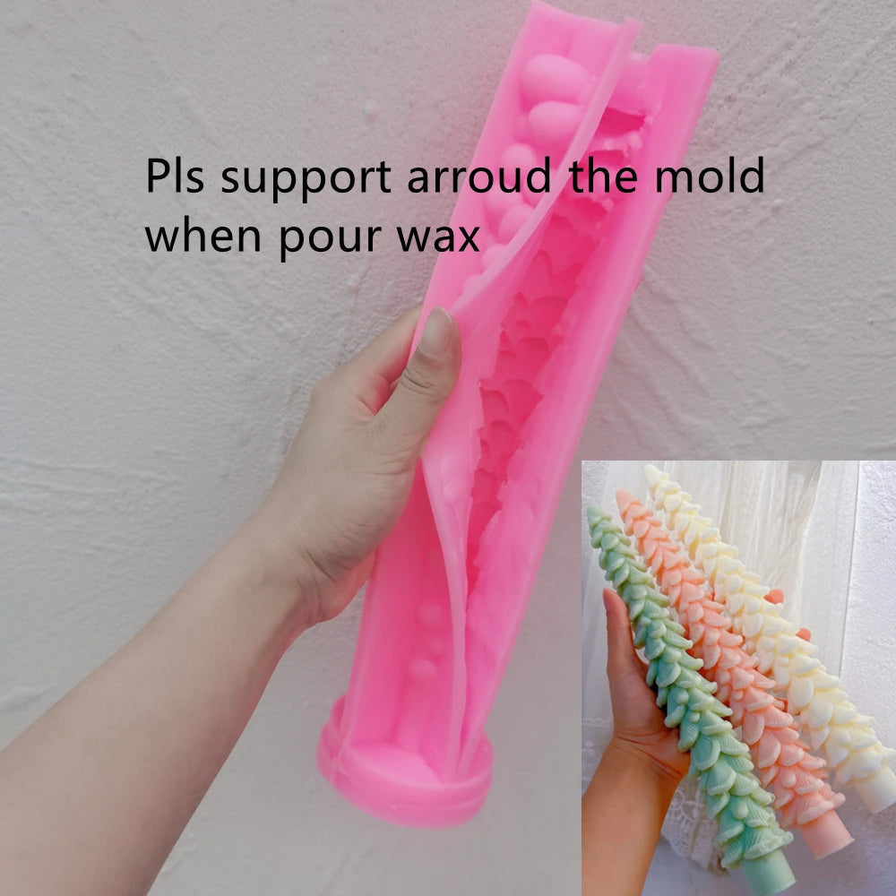 Christmas Tree Candle Silicone Mould