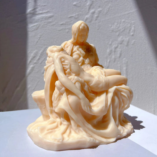 Italian Pieta Bust Candle Silicone Mould
