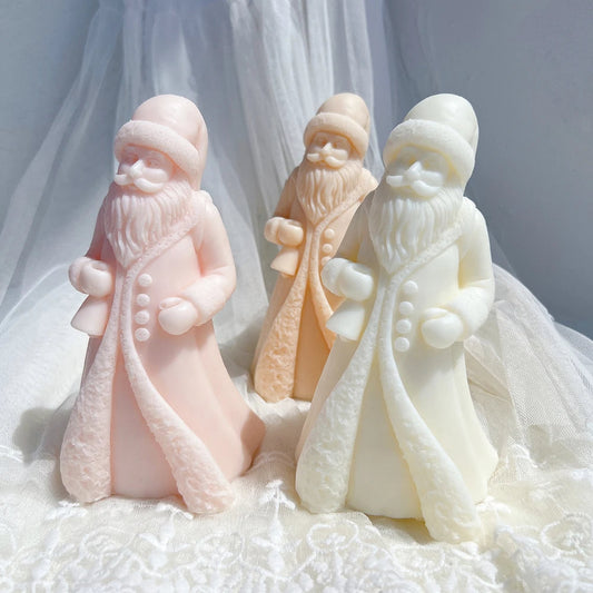 Christmas Kriss Kringle Santa Claus Candle Mould