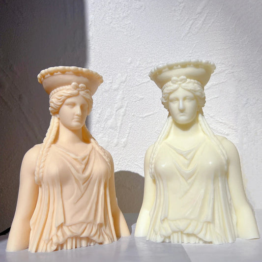 Caryatid Statue Candle Mould