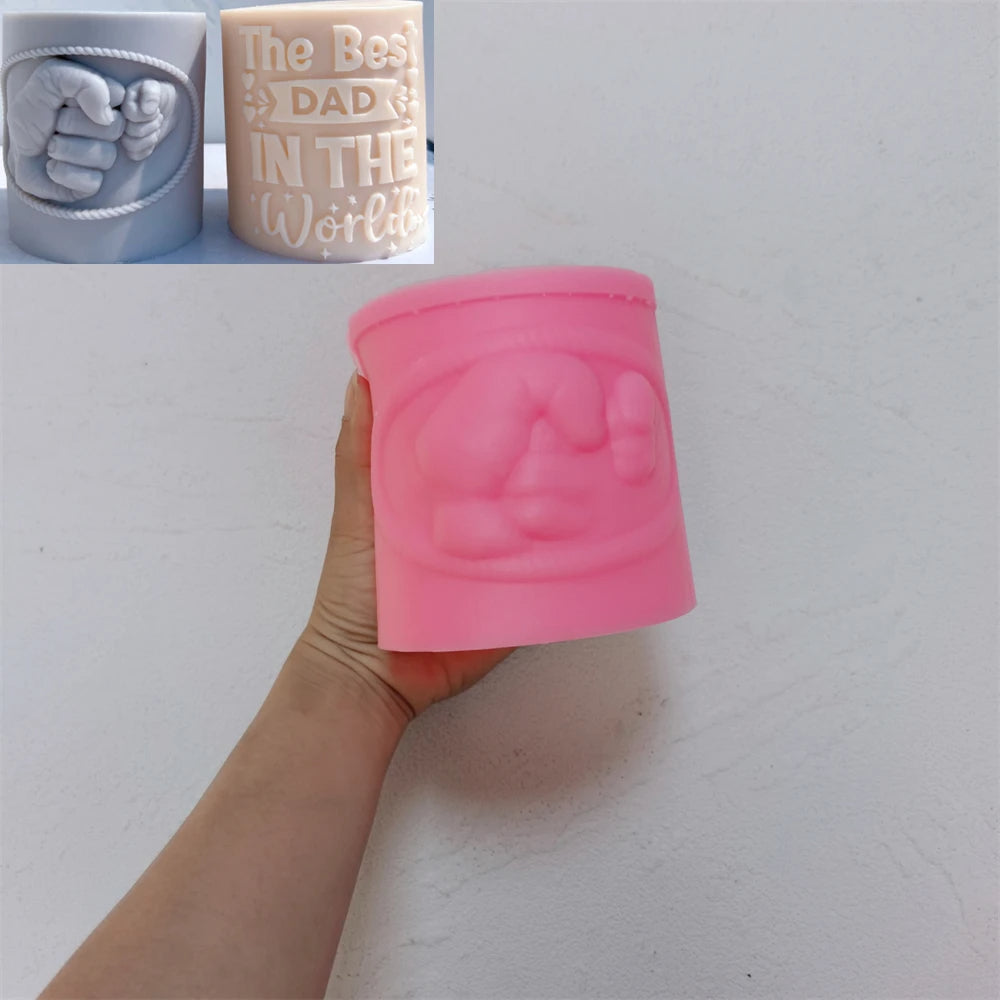 World Best Mama and Dad Candle Mould