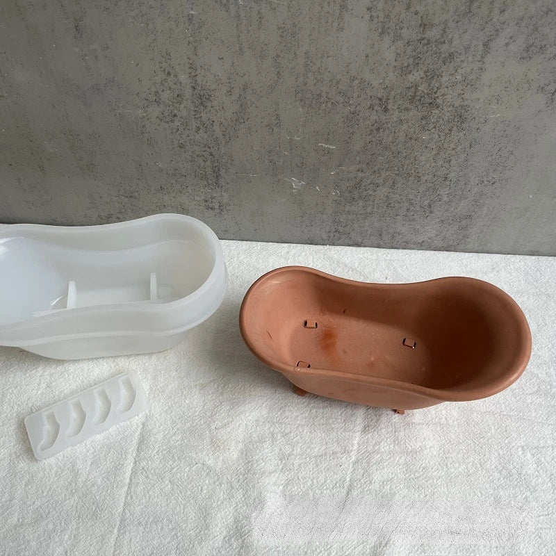 Bathtub Candle Vessel Silicone Mould