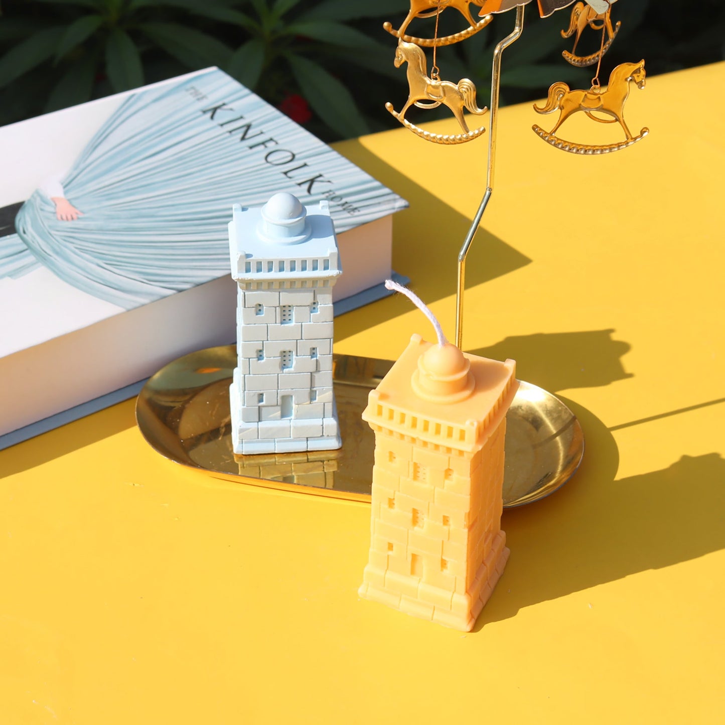 Castle House Lighthouse Design Silicone Candle Mould