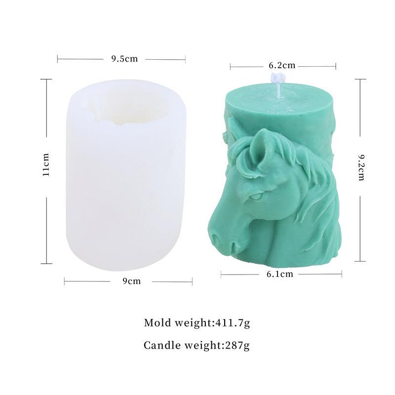 3D Animal Cylinder Silicone Candle Mould | Perfect for DIY Candle Making Candles Moulds