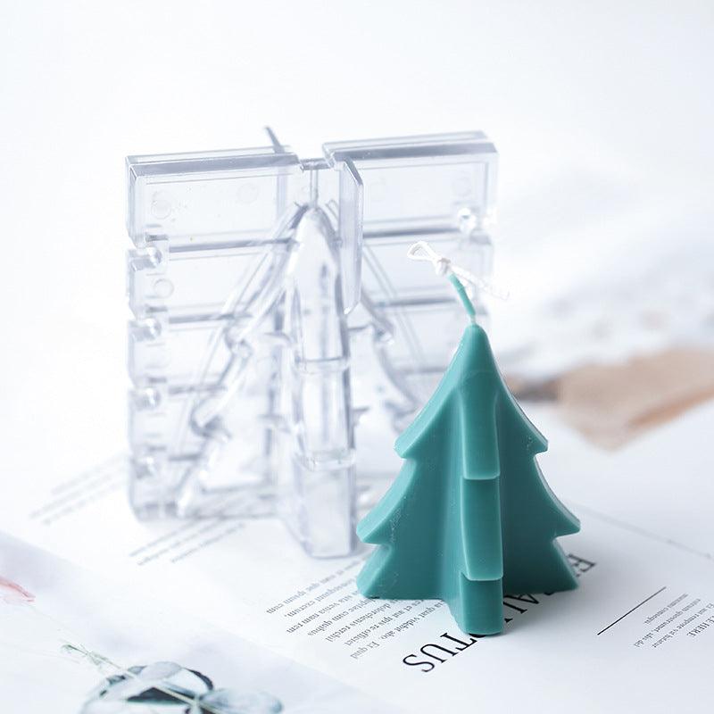 3D Christmas Tree Candle Mould Candles Moulds