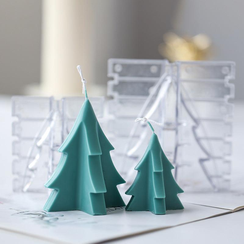 3D Christmas Tree Candle Mould Candles Moulds