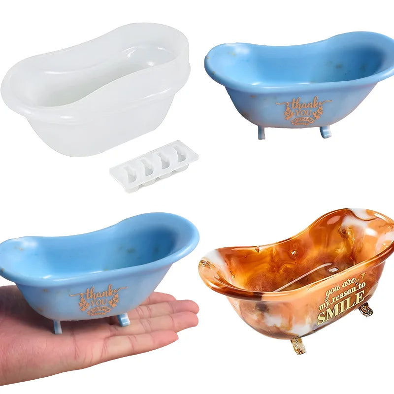 Bathtub Candle Vessel Silicone Mould