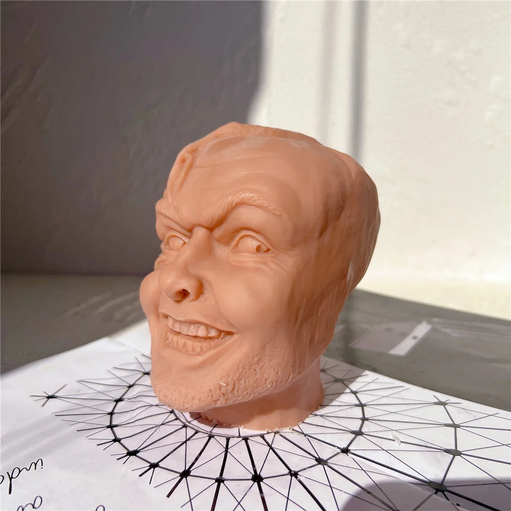 Johnny Funny Face Bust Candle Mould