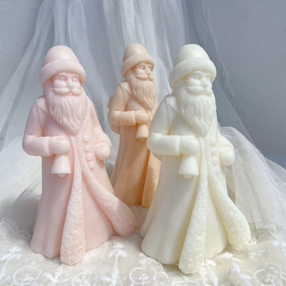 Christmas Kriss Kringle Santa Claus Candle Mould