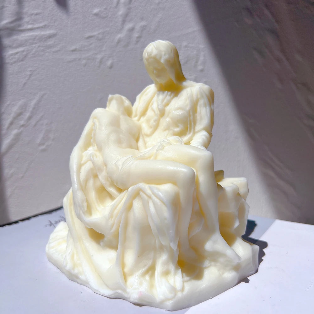 Italian Pieta Bust Candle Silicone Mould
