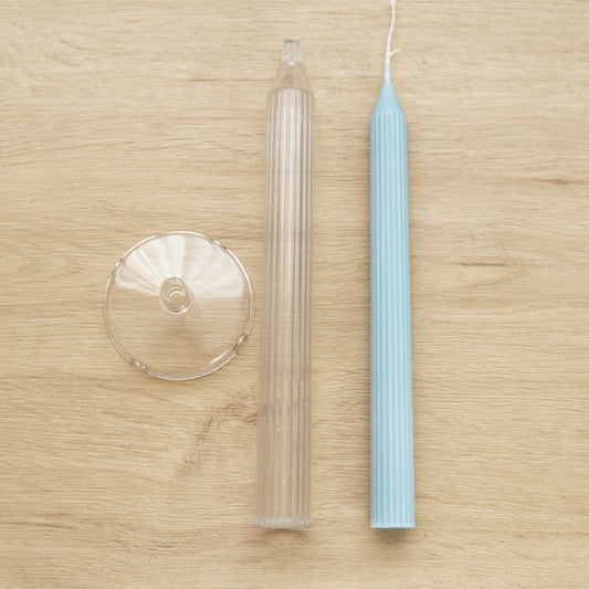 Taper Candle Moulds for Striped Church Candles