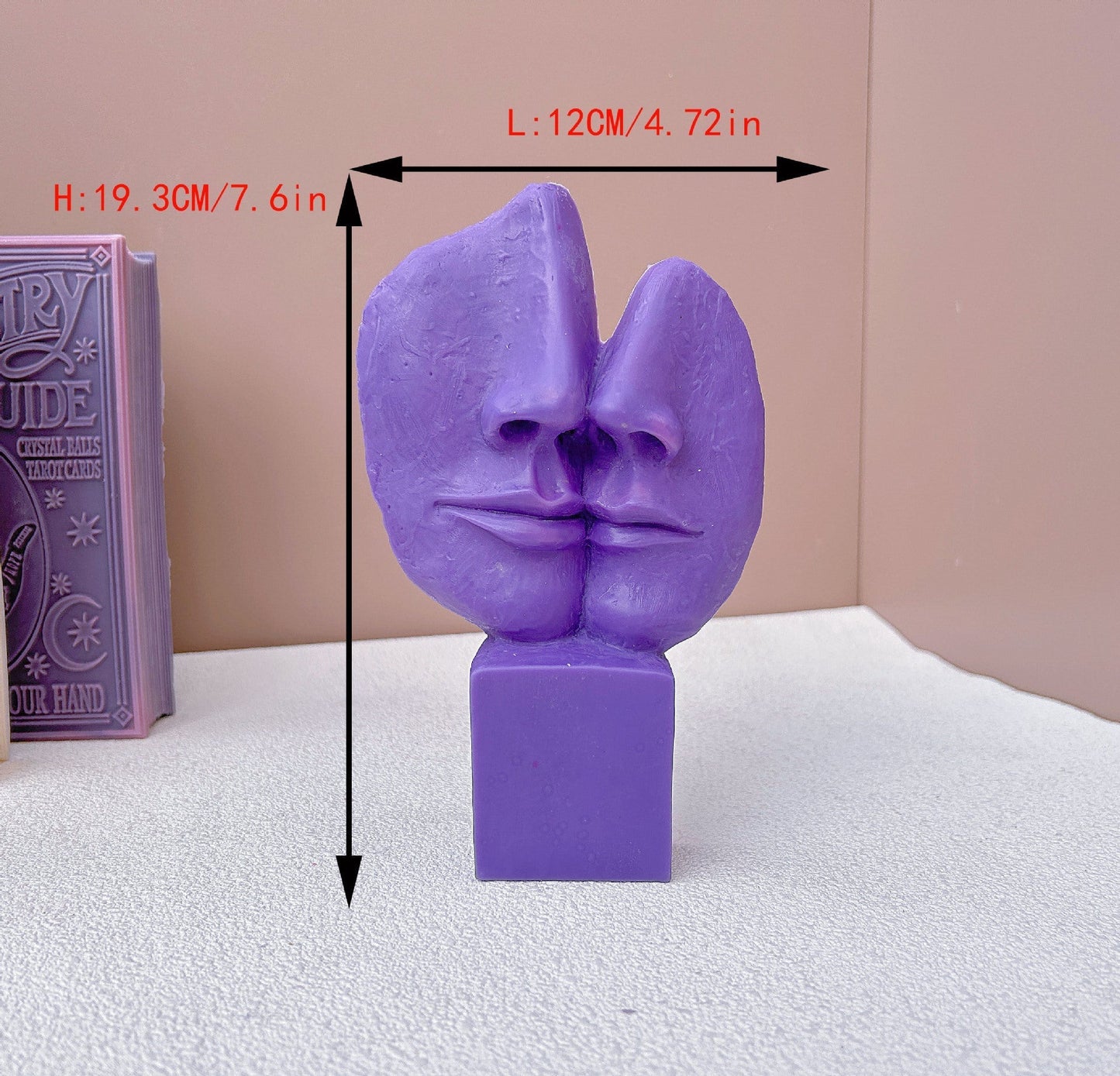 Abstract Facial Candle Mould