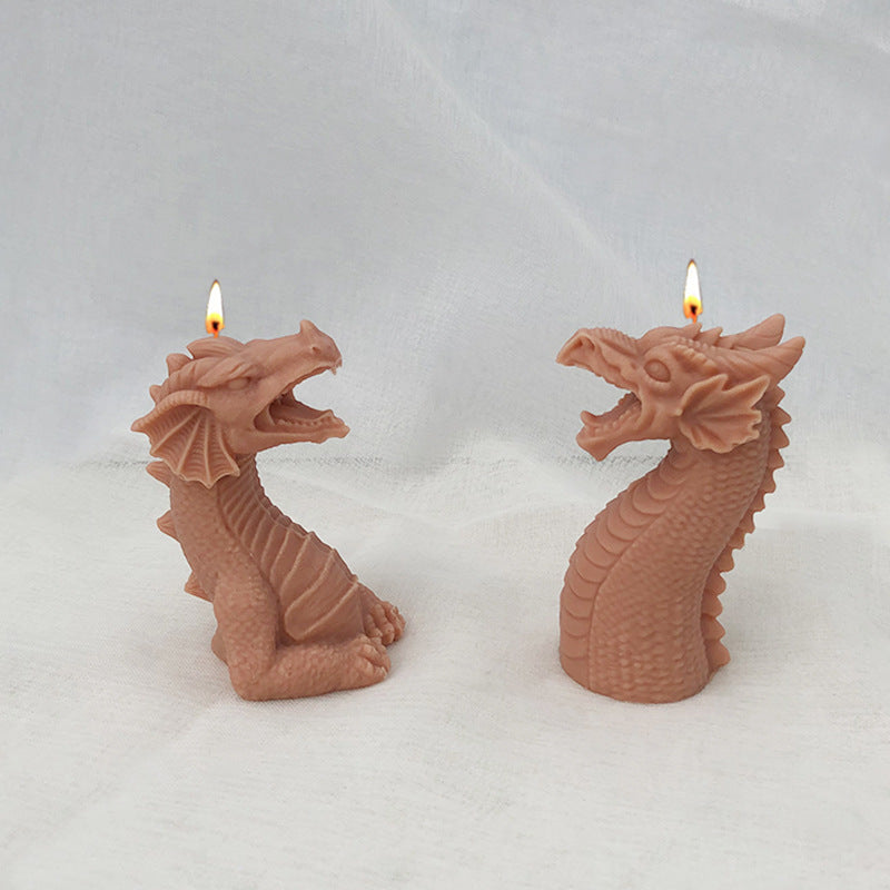 3D Dragon Silicone Candle Mould