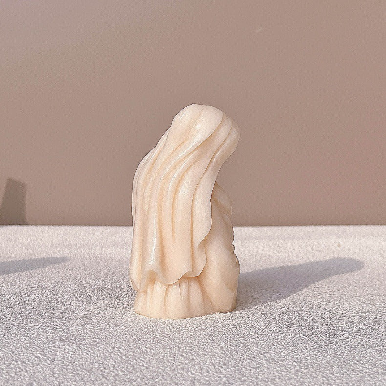 DIY Virgin Mary Statue Silicone Candle Mould