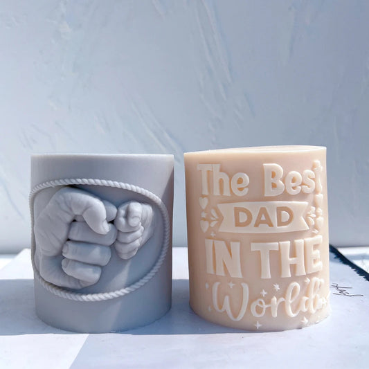 World Best Mama and Dad Candle Mould