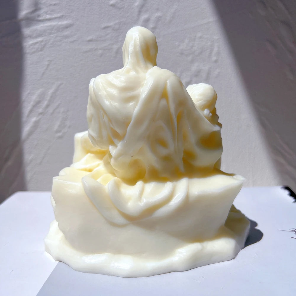 Italian Pieta Bust Candle Silicone Mould