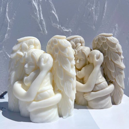 Angel Mother With Baby Candle Mould