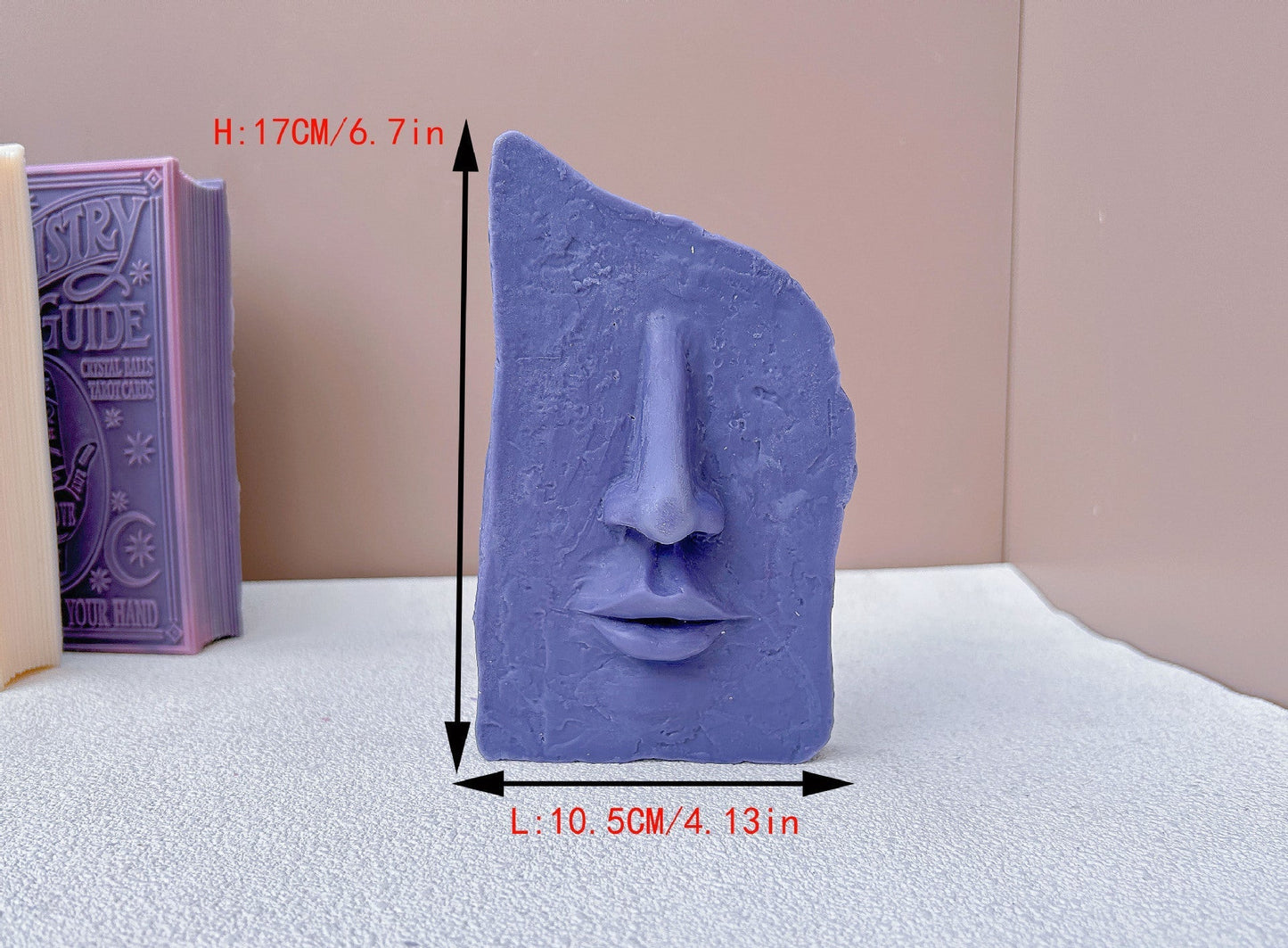 Abstract Facial Candle Mould