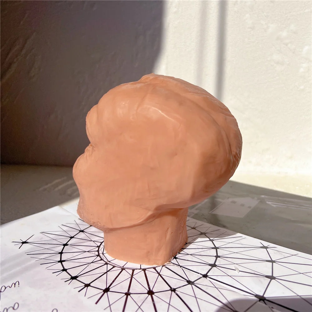 Johnny Funny Face Bust Candle Mould