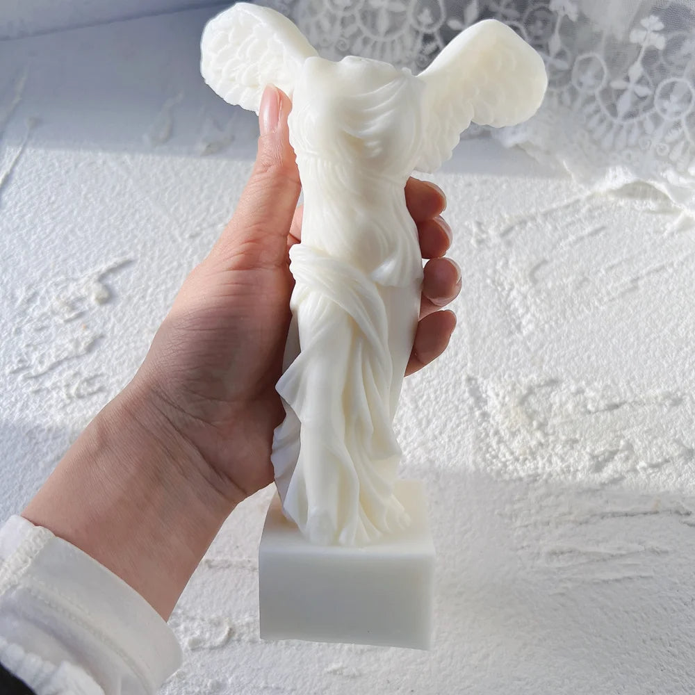 Winged Victory of Samothrace Candle Mould