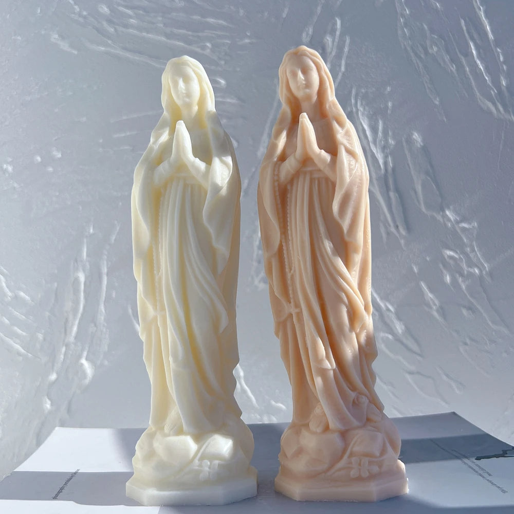 Virgin Mary Candle Silicone Mould