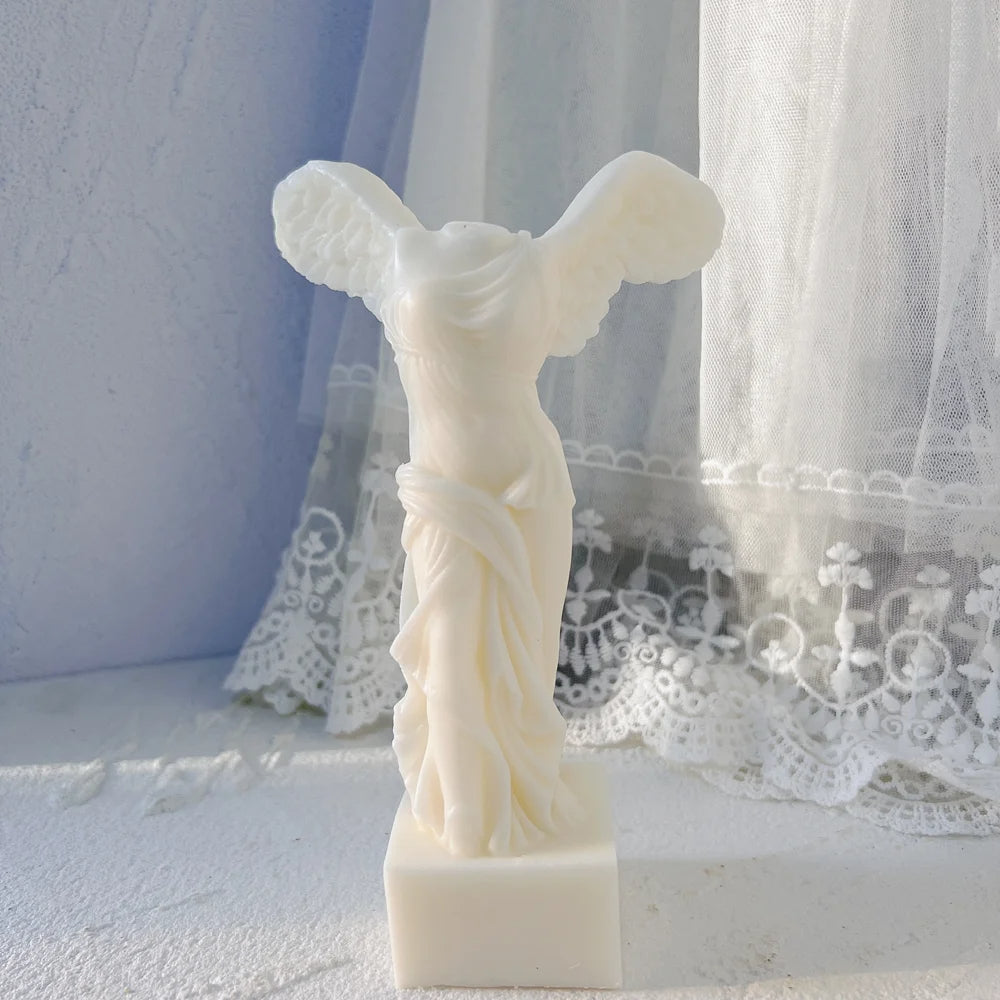 Winged Victory of Samothrace Candle Mould