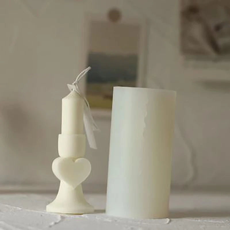 Heart Candle Holder Silicone Mould