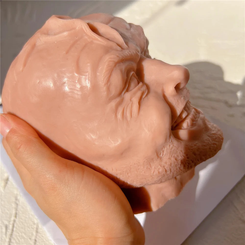 Johnny Funny Face Bust Candle Mould