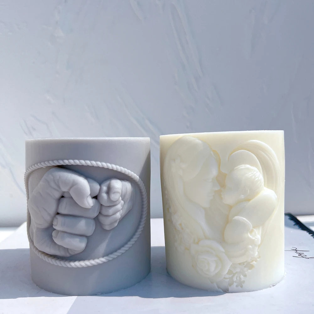 World Best Mama and Dad Candle Mould
