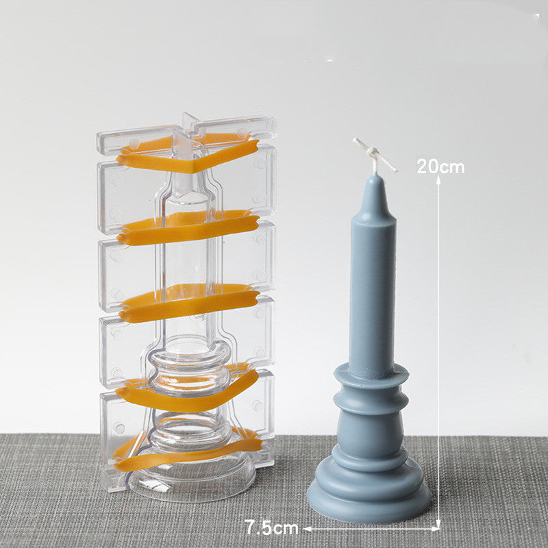 Candlestick-shaped Candle mould