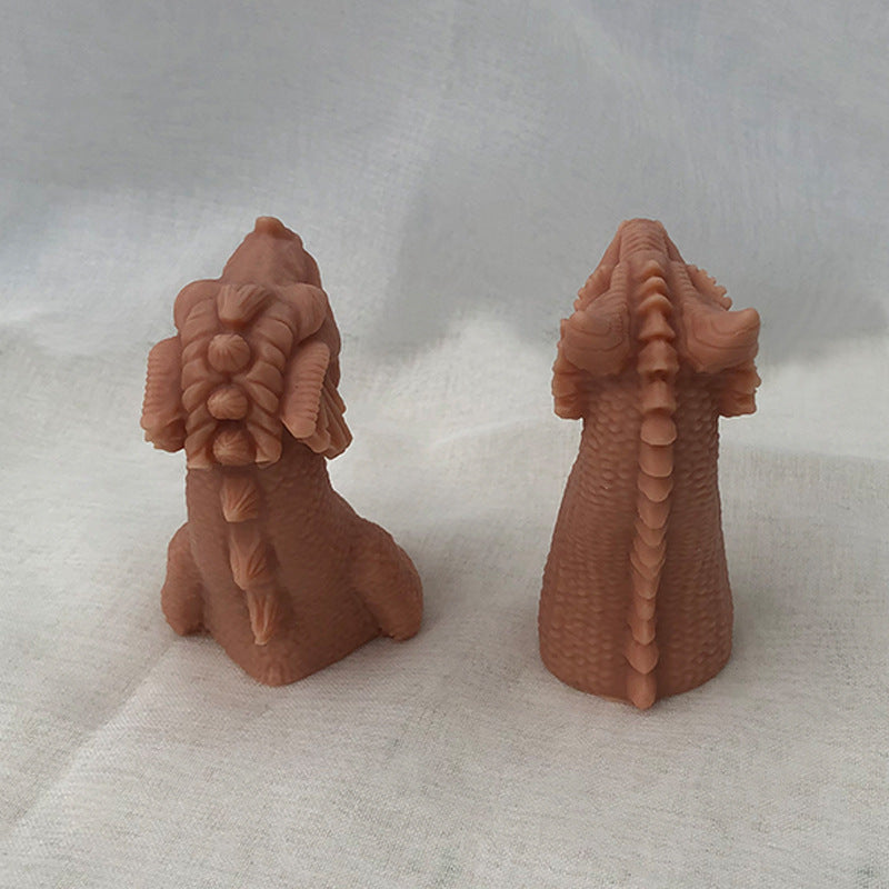 3D Dragon Silicone Candle Mould